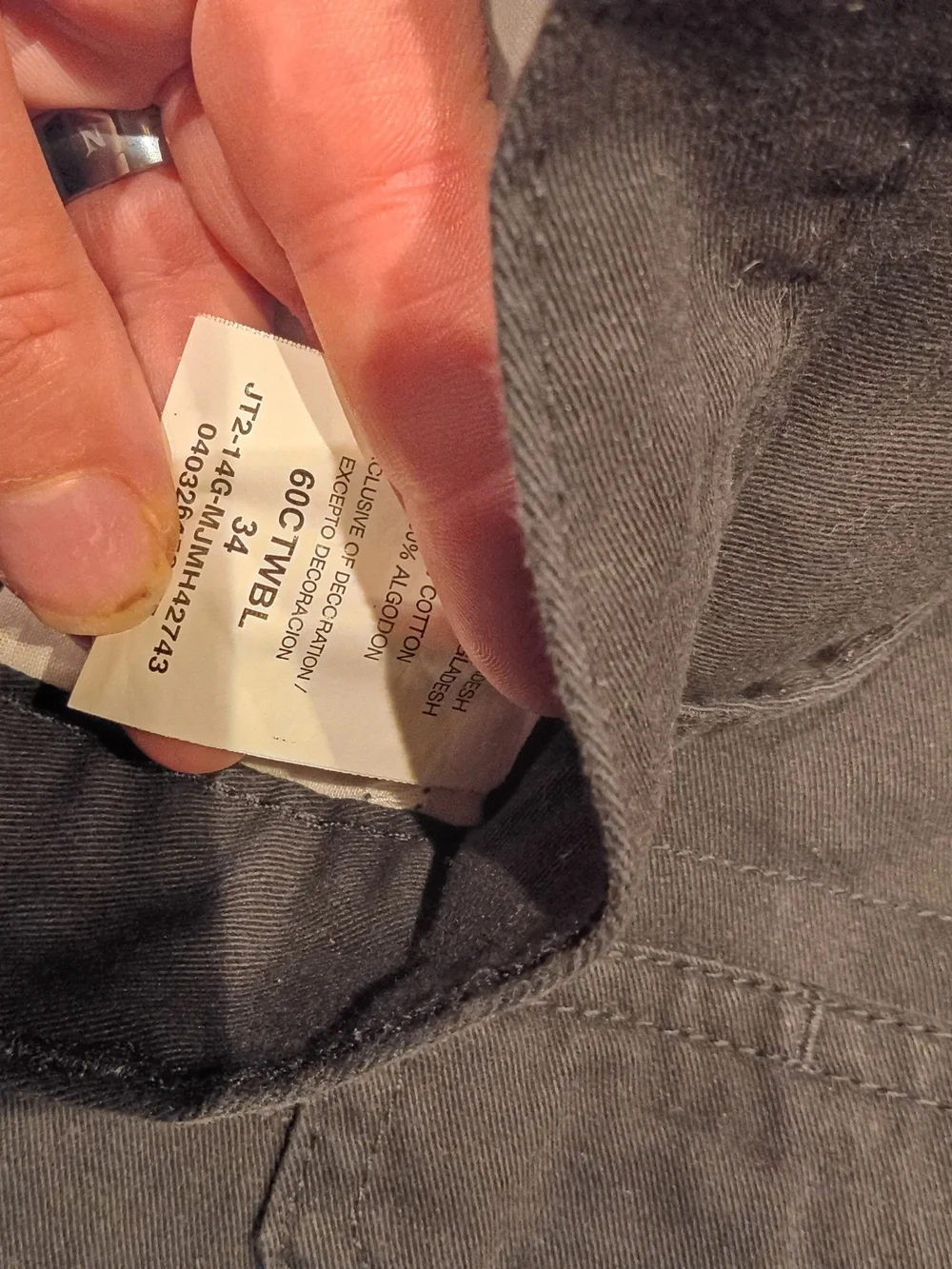 Wrangler Black Cargo Shorts with Utility Pockets